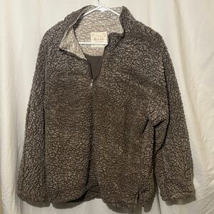 Women’s Altar’d State Brown Sherpa Sweater
